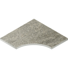 Бортик угловой закругленный Нордика Х2/ Nordica X2 Silver 60x60