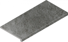 Ступень Италон Магма/ Magma Графит Грип угловая правая 620070002969 серый 33x60