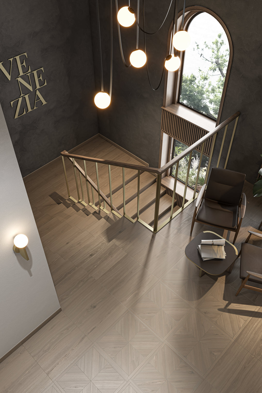 Ступень Kerama Marazzi SG644020R/GCF Альберони коричневый матовый обрезной 60х33