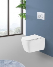 Унитаз подвесной безободковый BelBagno Veneto BB132CHR