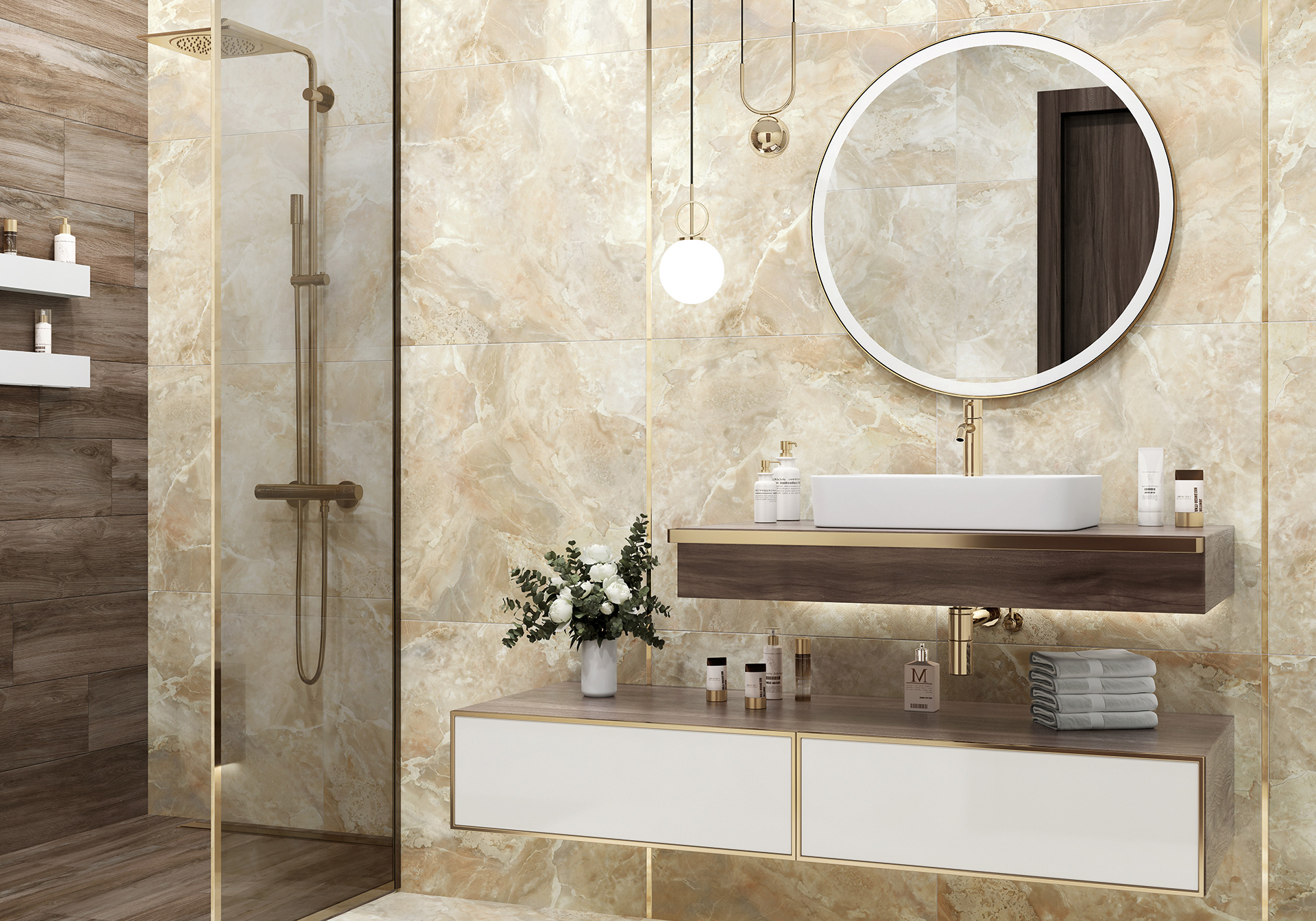 Керамогранит Альма Керамика Барджилио/ Bardiglio GFU04BDG07R 60x60