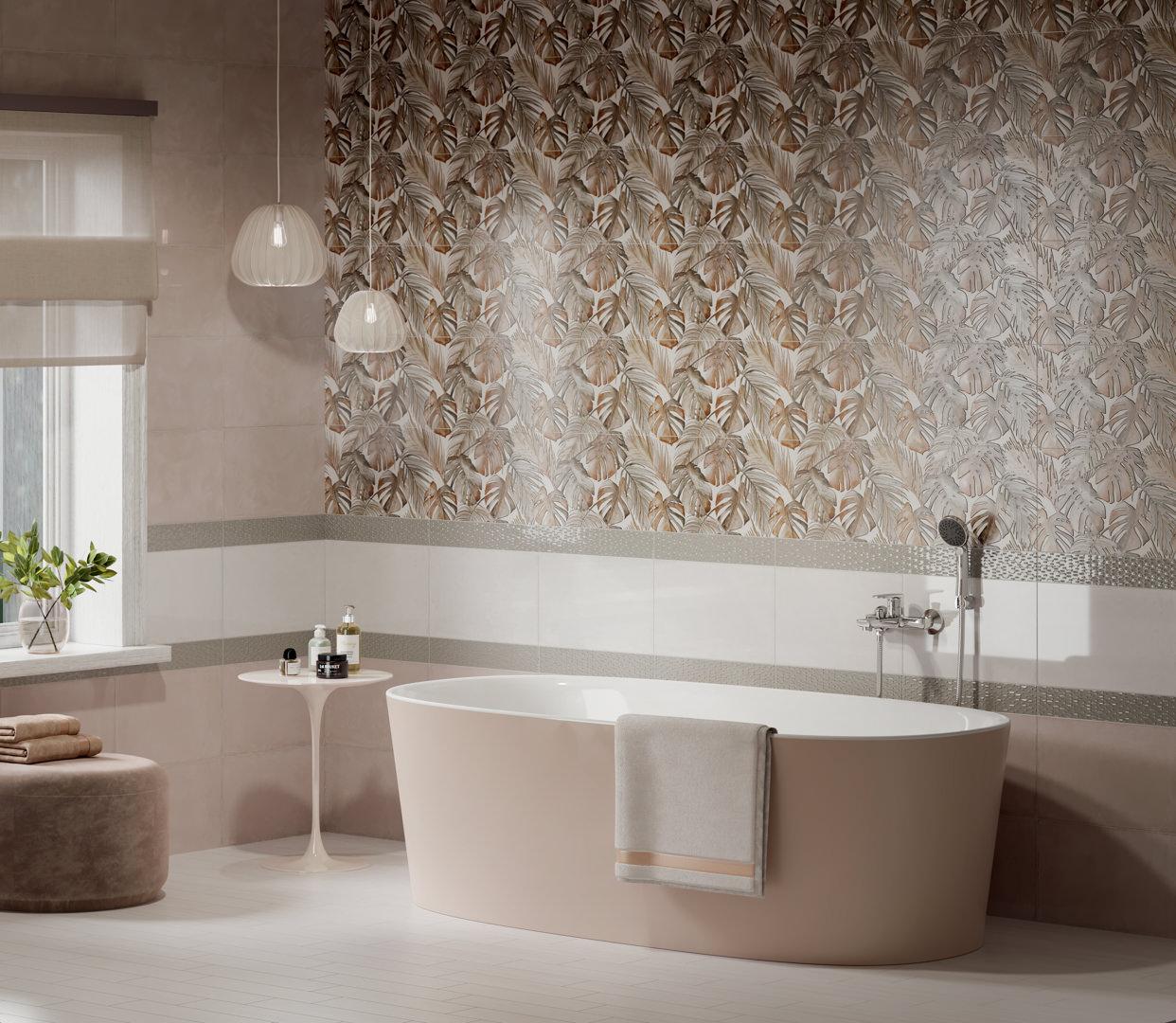 Керамическая плитка Kerama Marazzi Левада коричневый глянцевый 25x40 6412