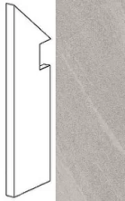 Плинтус Атлас Конкорд Италия Marvel Clauzetto White Battiscopa Sag. Sx ATHV 7.2x30