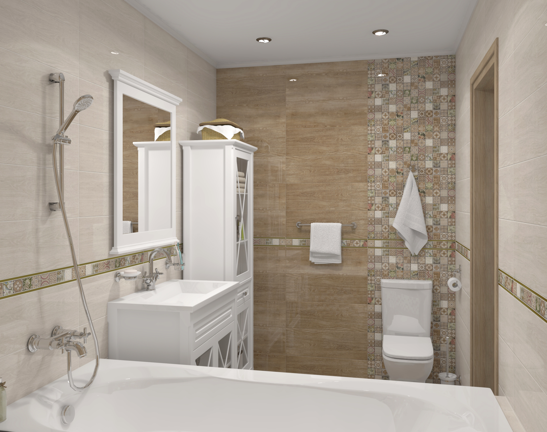 Мозаика Laparet Kiparis 30x30 глянцевый