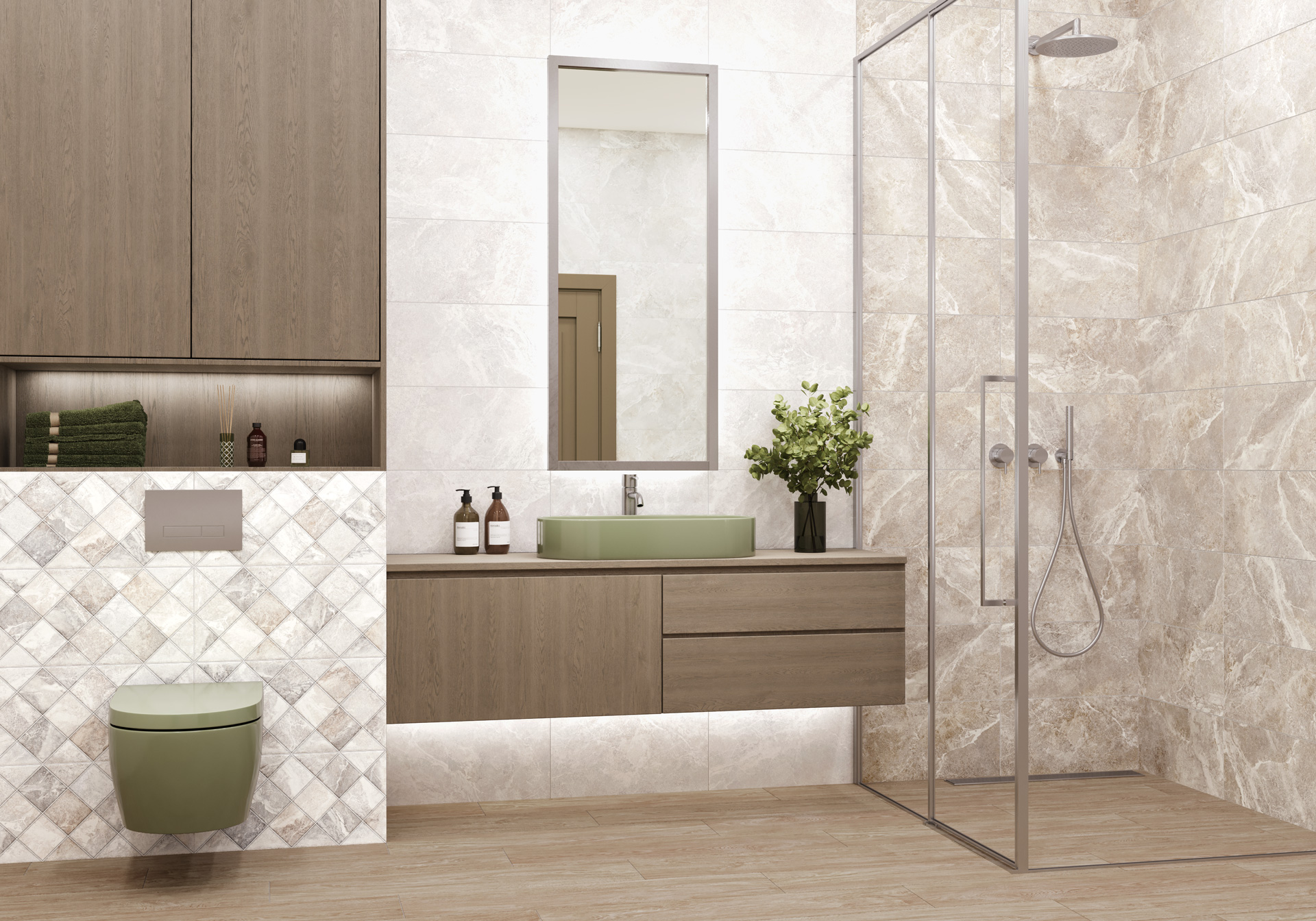 Керамическая плитка Альма Керамика Персей/ Persey TWU2550PRS17 белый 24.9x50