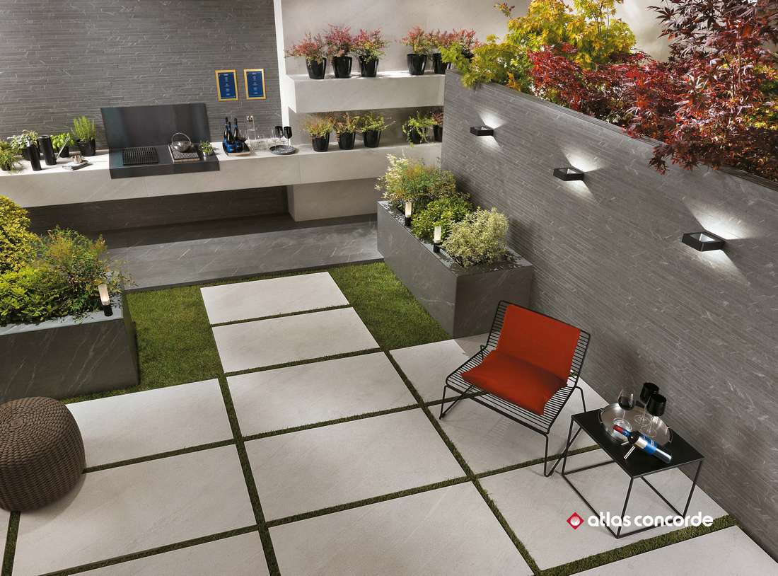 Керамическая плитка Атлас Конкорд Италия Марвел Стоун/ Marvel Stone Cream Prestige Shiny 40x80 9MSI