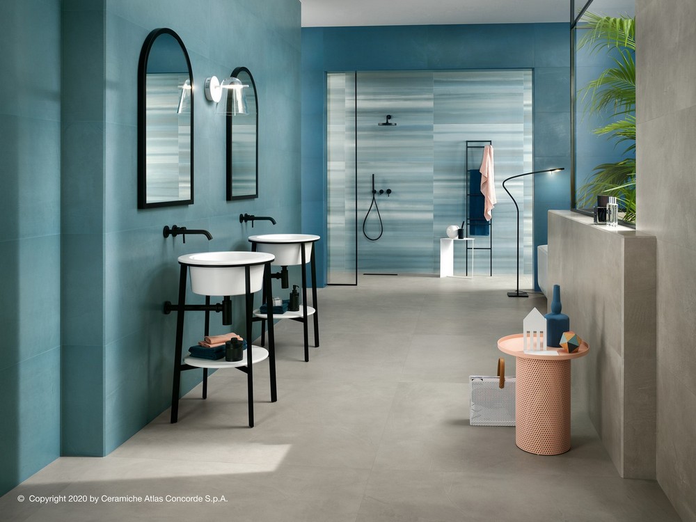Керамическая плитка Атлас Конкорд Италия Призм/ Prism Midnight Matte 50x120 A4TO