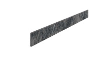 Плинтус ColiseumGres Уффици/ Uffizi Black 7,2x90