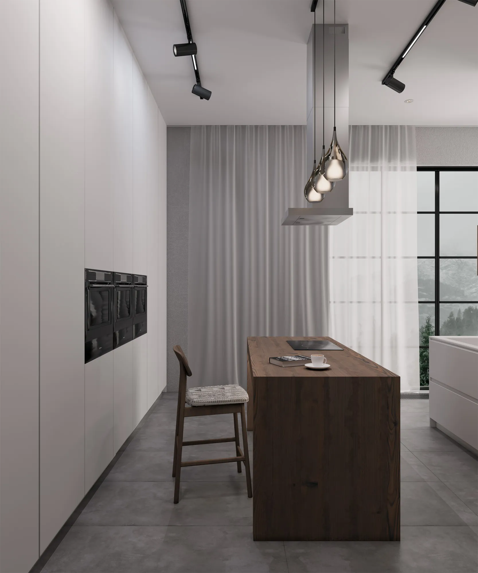 Керамогранит Аркадия Керамика RT7001-A Cementum Gris Matt Rustic 60x120 серый