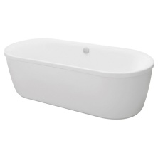 Ванна акриловая отдельностоящая Cezares METAURO-Central-180-80-40-W-MATT