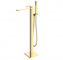 Напольный смеситель для ванны BelBagno Luce LUC-FMT-ORO