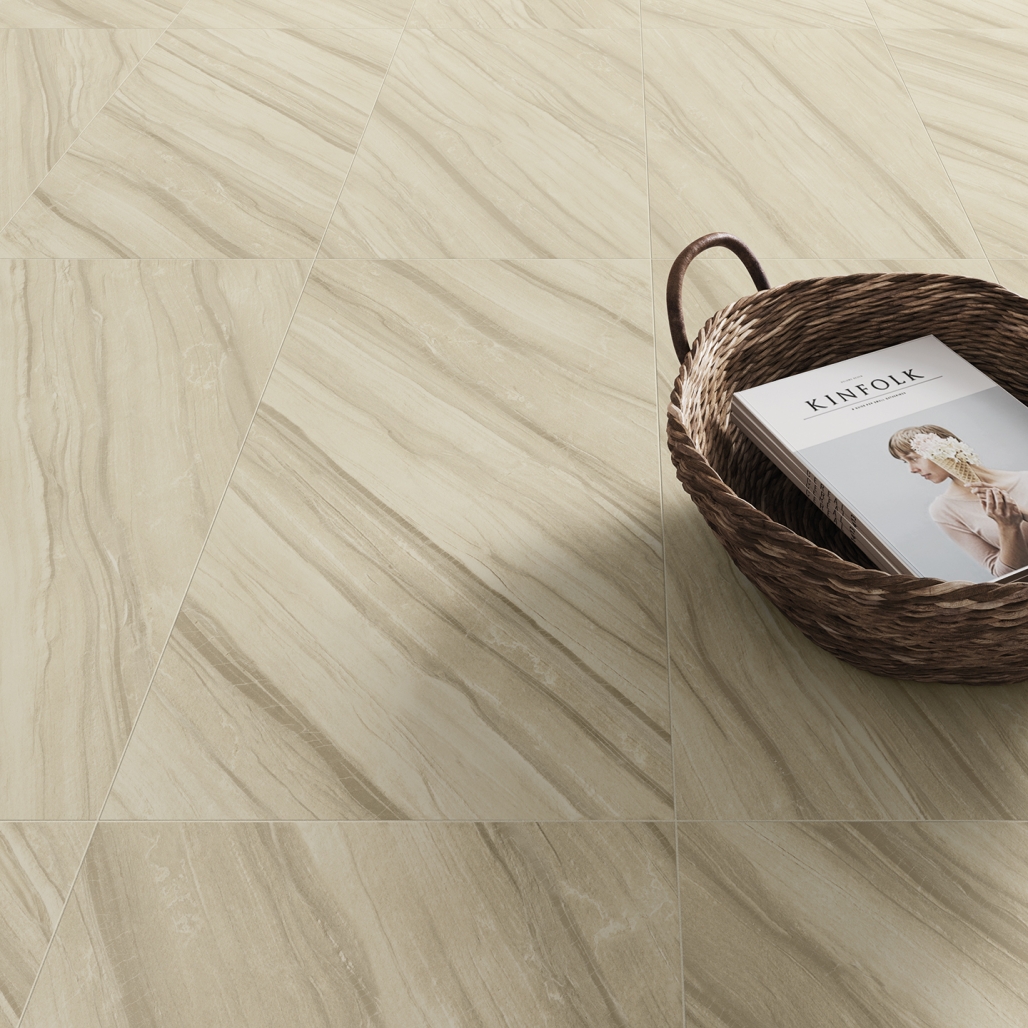 Ступень угловая левая ColiseumGres Треви/ Trevi Beige 33x90