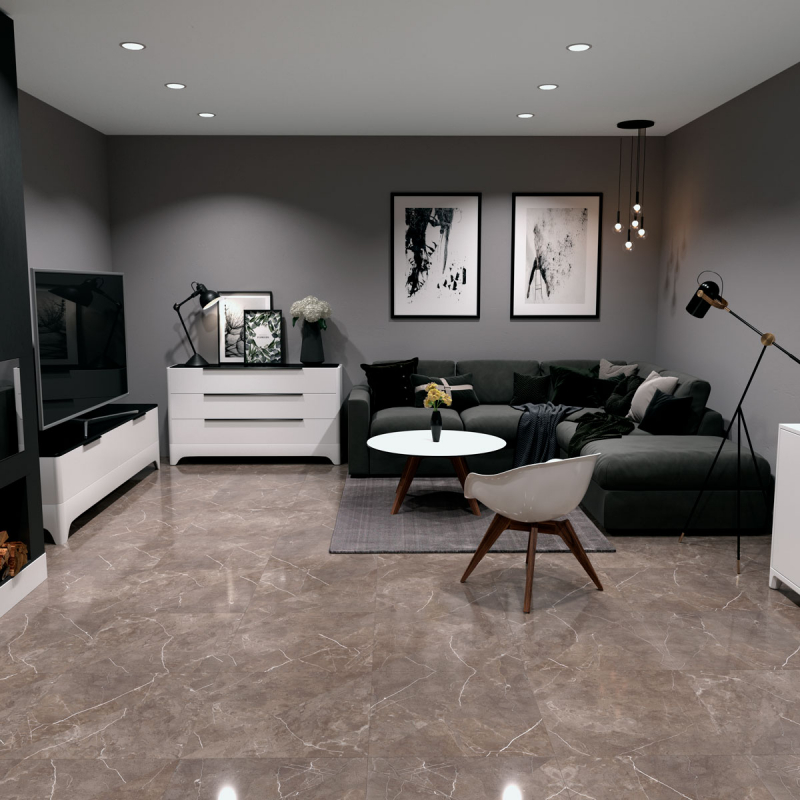 Керамогранит Старо Afyon Light Polished 60x60 кремовый