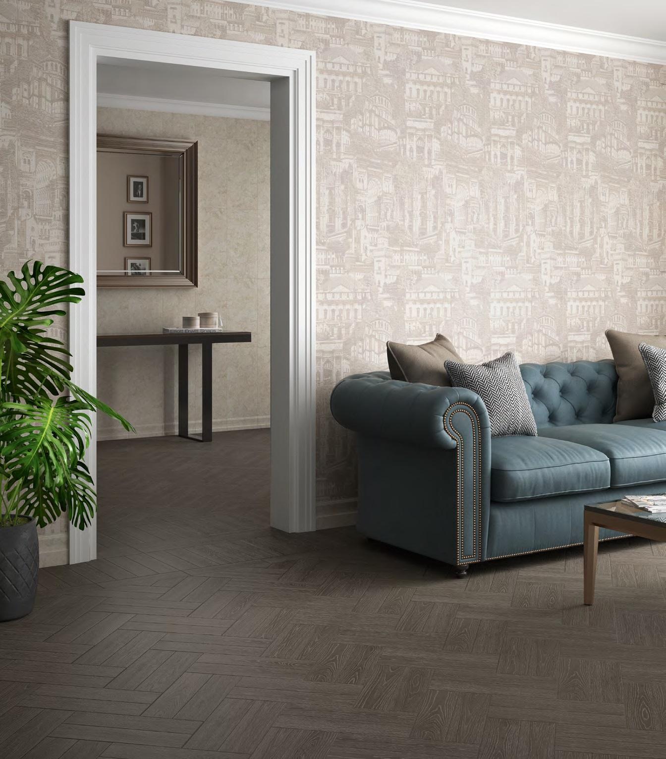 Керамогранит Kerama Marazzi SG402200N Листоне жёлтый 9,9x40,2