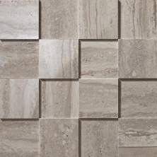 Мозаика Атлас Конкорд Италия Марвел Про/ Marvel Pro Travertino Silver Mosaico 3D 30x30 ADP9