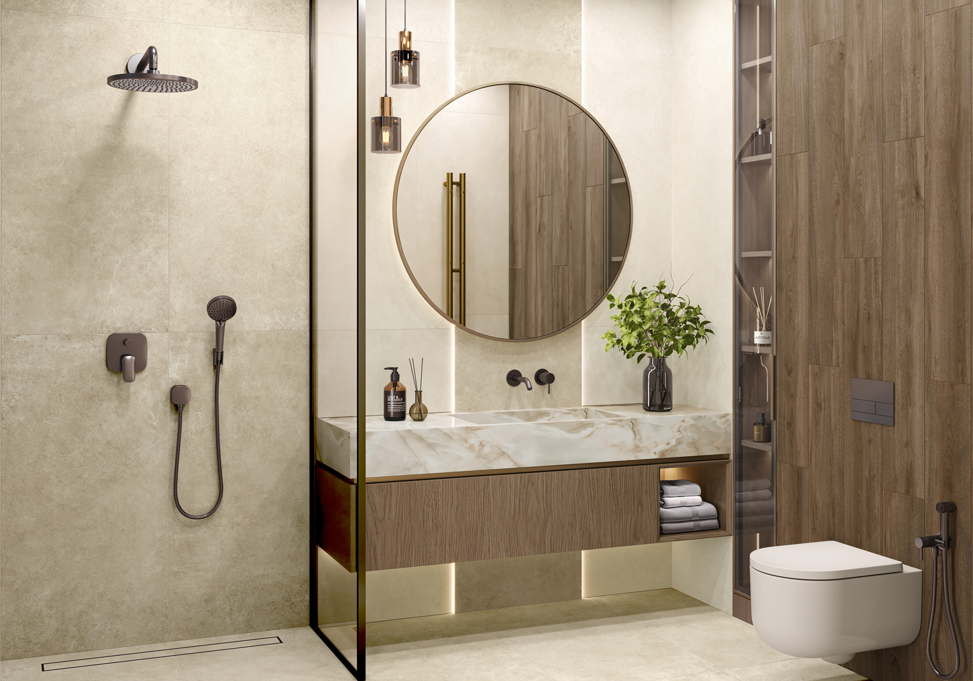 Керамогранит Artkera Group Микроцемент/ MicroCement Силвер GP60120MIM66M серый 60x120