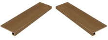 Ступень угловая левая Италон Элемент Вуд/ Element Wood Mogano 33x120