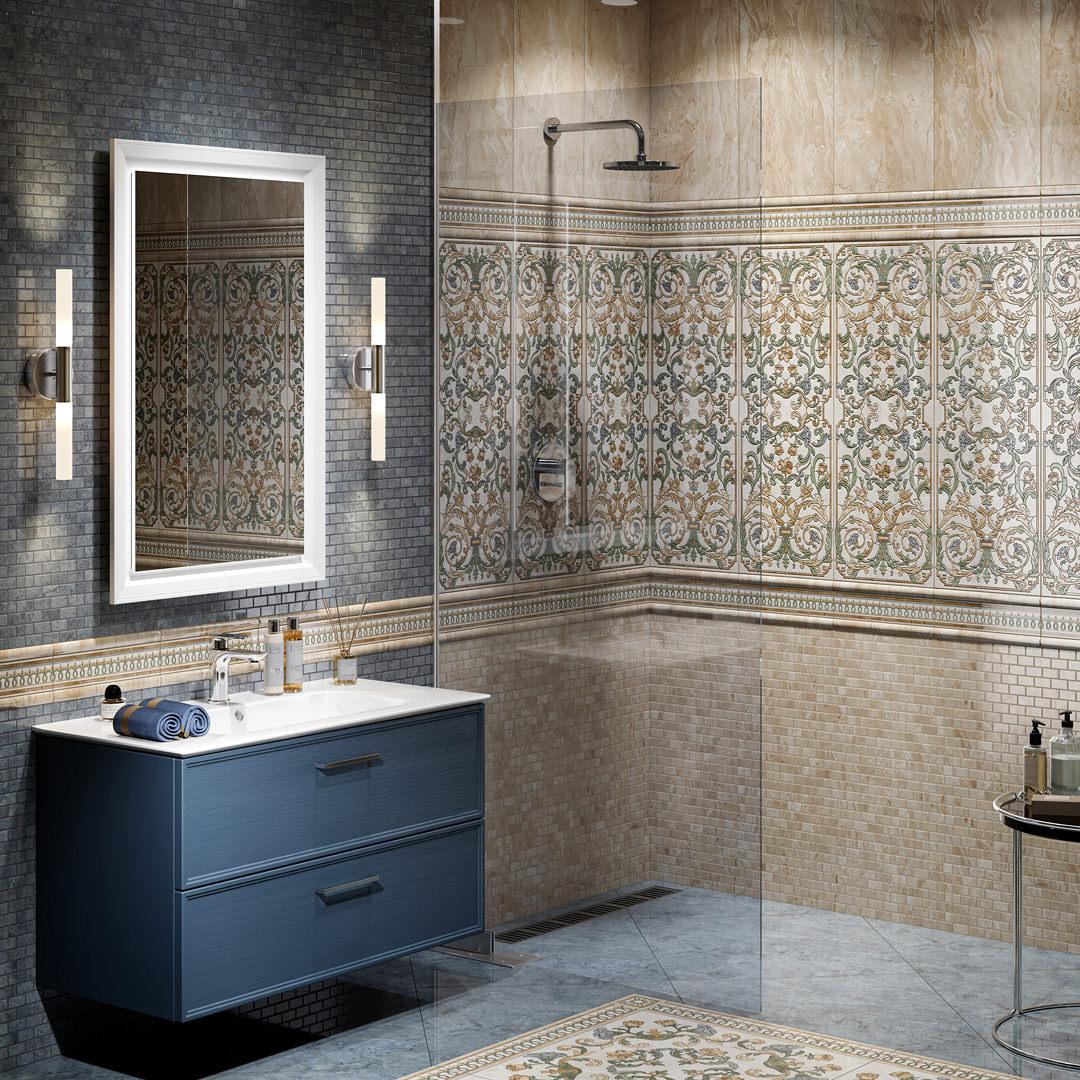 Бордюр Kerama Marazzi Эвора глянцевый 9.6x60