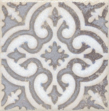 Вставка Kerama Marazzi Амальфи орнамент коричневый 9.8x9.8 STG\A408\1266H