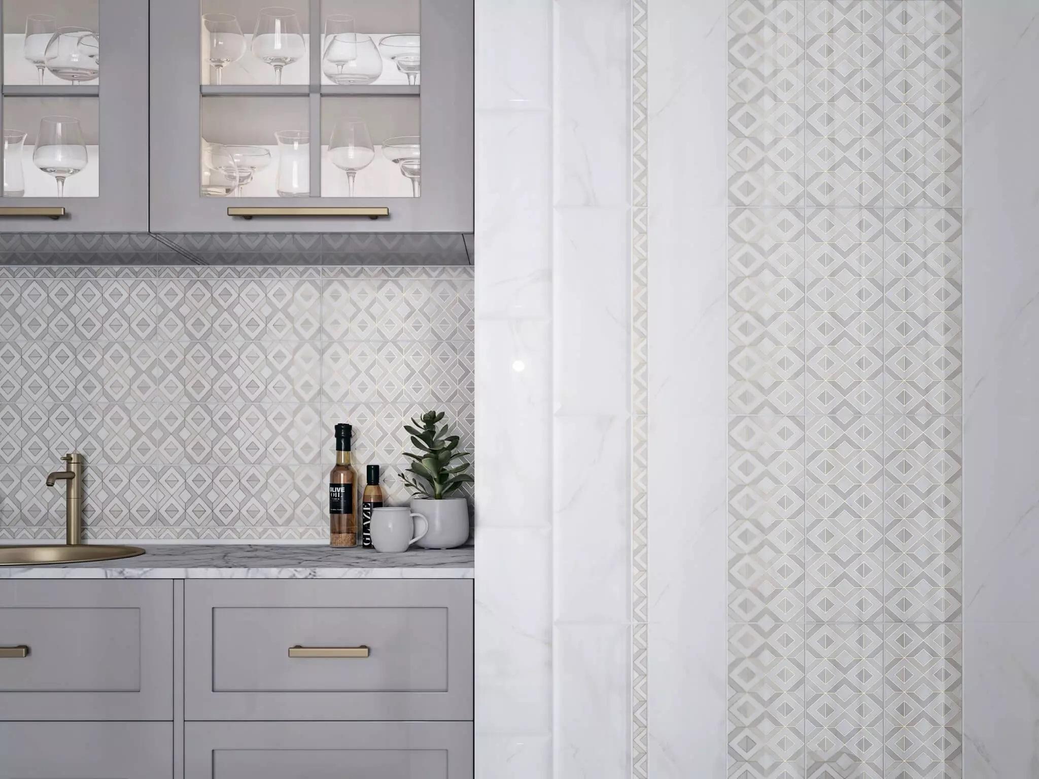 Керамическая плитка Kerama Marazzi 15135 Сибелес белый 15x40