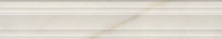 Бордюр Kerama Marazzi BLF001R Багет Греппи белый обрезной 7,3x40