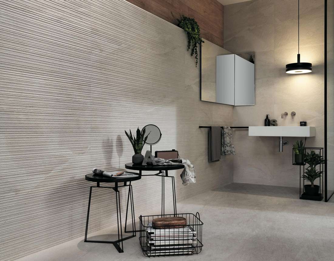 Керамогранит Атлас Конкорд Италия Клиф/ Klif White Matte 2шт 75x150 A7HJ