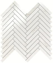 Мозаика Атлас Конкорд Италия Марвел Стоун/ Marvel Stone Carrara Pure Herringbone Wall 30.5x30.5 9SHC