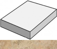 Ступень угловая Атлас Конкорд Италия Аикс/ Aix Beige Scalino Ang A0TK 37.5x37.5