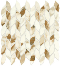 Мозаика Атлас Конкорд Италия Марвел Шайн/ Marvel Shine Calacatta Imperiale Twist Silk 30.5x30.5 A4WR