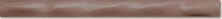 Бордюр Kerama Marazzi 205 Карандаш волна коричневый 1,5x20