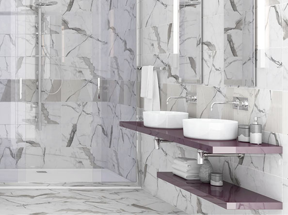 Керамическая плитка Керлайф ARABESCATO BIANCO 42x42