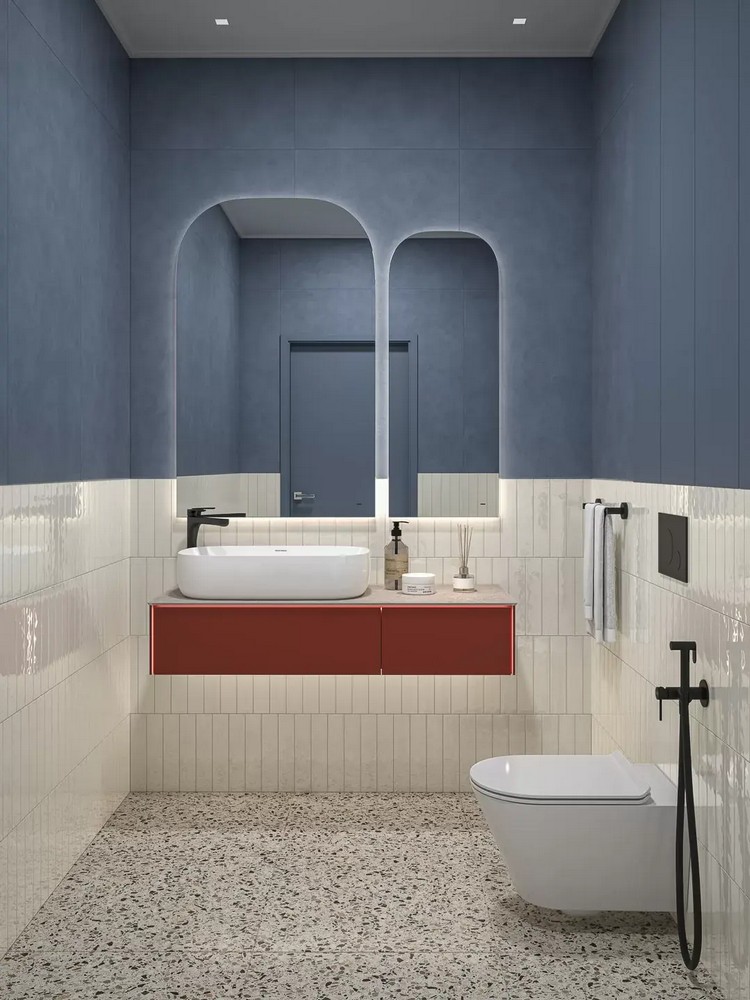 Керамическая плитка Kerama Marazzi KM6012B0221R Таделакт красный матовый обрезной 60x119.5