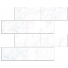 Мозаика Vitra Мармори/ Marmori Кирпичная Кладка Каррара Белый 29x35.5 лаппатированный