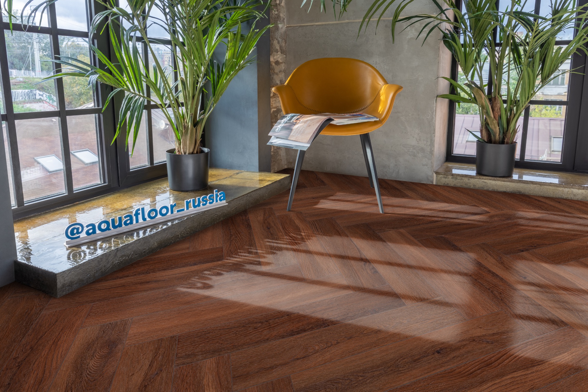 Кварцвиниловая плитка Aqua Floor Спейс Паркет Лайт/ Space Parquet Light AF4501PQL 610x122 Дуб Светлый замковый кварц винил напольный