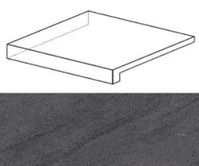 Ступень угловая левая Атлас Конкорд Италия Marvel Basaltina Volcano Scalino Ang. Sx ATGV 33x33