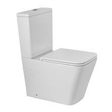 Унитаз-компакт безободковый BelBagno Ardente-R BB02093CPR/SC с крышкой-сиденьем микролифт