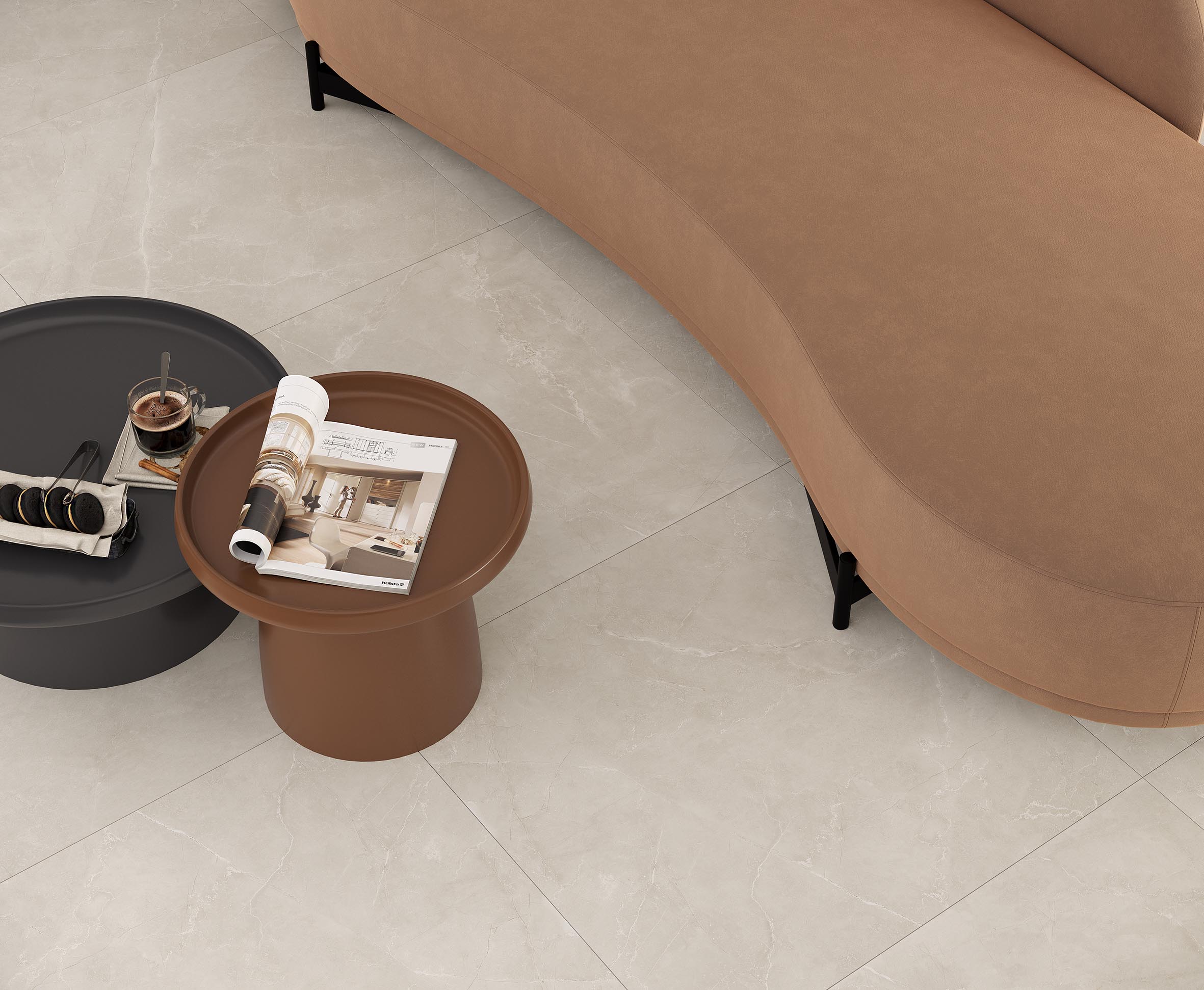 Керамогранит Laparet Impronta Ivory 80x80 сатинированный