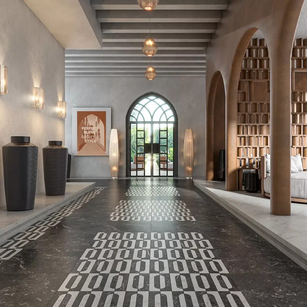 Керамическая плитка Kerama Marazzi KM3090B0160R Тубкаль белый глянцевый структура обрезной 30x89.5