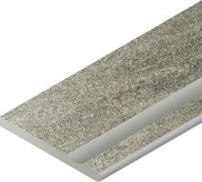 Бортик с выемкой закругленный правый Нордика Х2/ Nordica X2 Silver 30x60