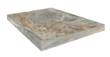 Ступень угловая правая ColiseumGres Верона/ Verona Grigio 33x90