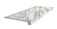 Ступень фронтальная ColiseumGres Уффици/ Uffizi White 33x90