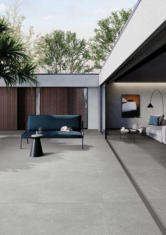 Керамогранит Vitra ФлэйкЦемент/ FlakeCement Серый R10A K947895R 60x60