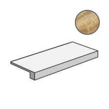 Ступень фронтальная Италон Серфейс/ Surface Ониче Миэле 33x120