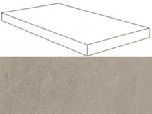 Ступень угловая левая Атлас Конкорд Вайз/ Wise Silve 33x60