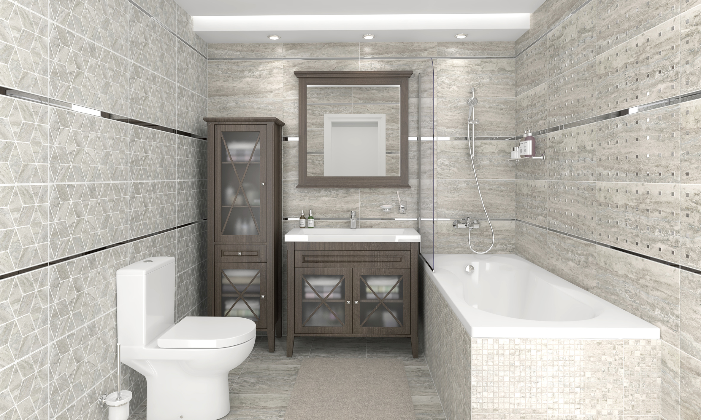 Плитка керамогранитная Laparet Echo серая 40x40 см матовая