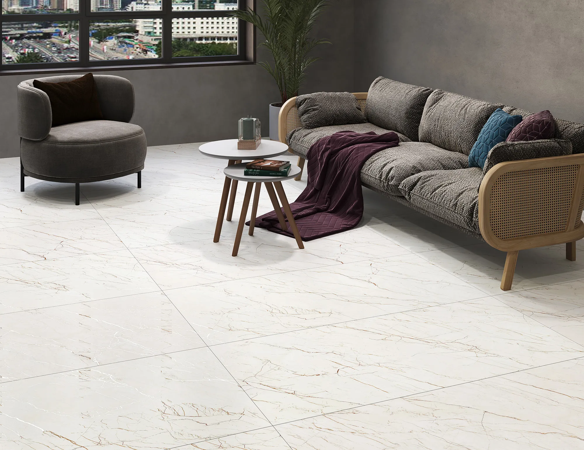 Керамогранит Аркадия Керамика CL4001-A Ceasar Carving Lappato 60x120 бежевый