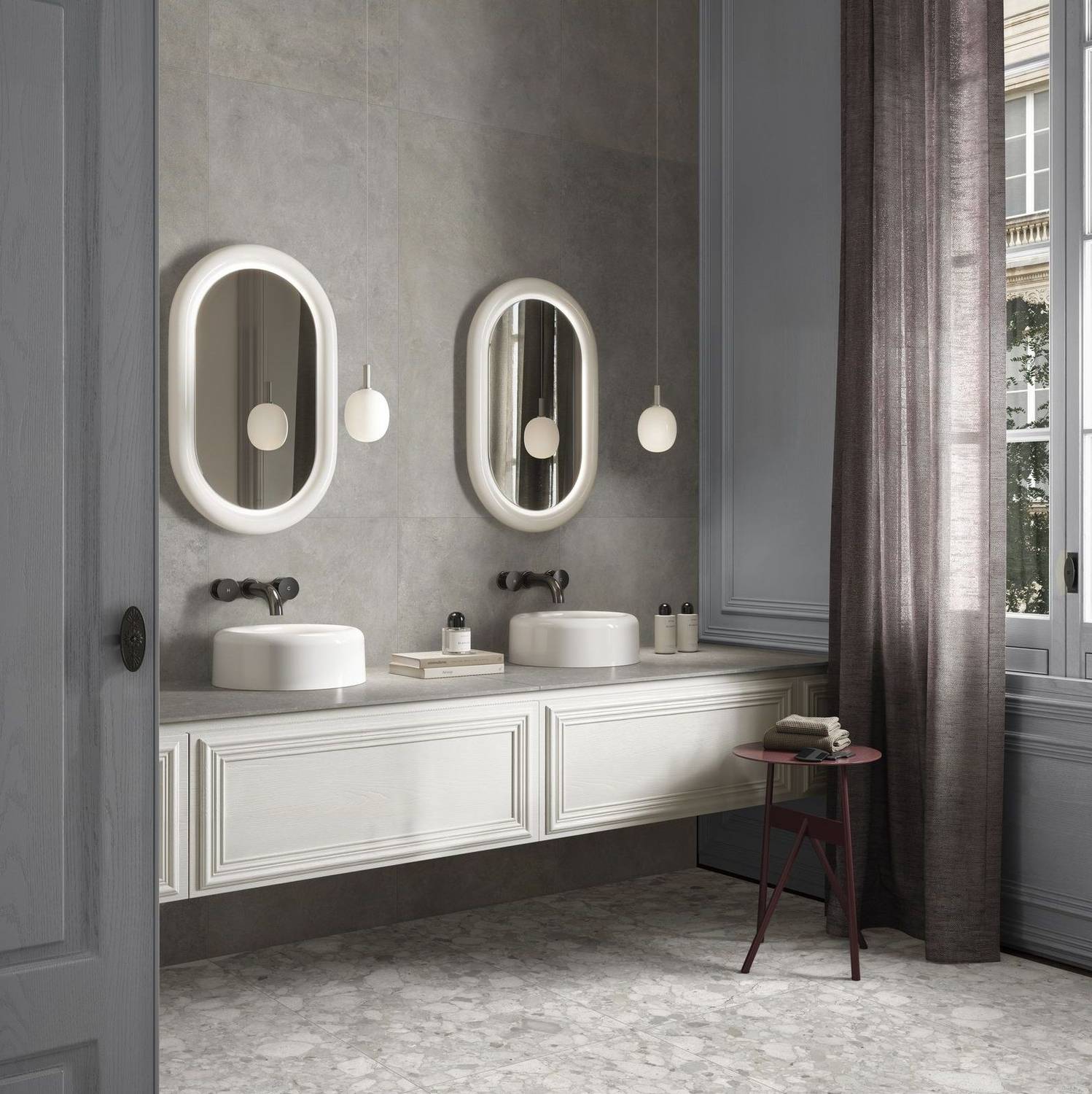 Керамогранит Vitra ЦементБэйс/ CementBase Песочный Матовый R10A 120x60
