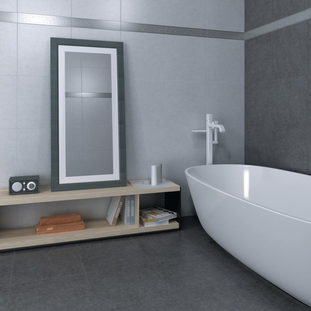 Керамогранит Kerama Marazzi Сенат светло-серый обрезной 40.2x40.2 SG155800R