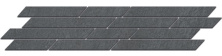 Бордюр SG144\005T Гренель серый темный мозаичный 9.8х46.8