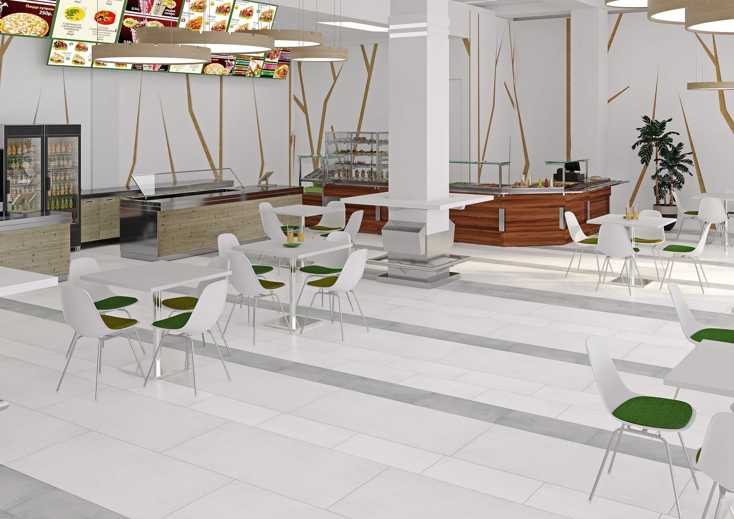 Керамогранит Grasaro Beton White 60x120 G-1104/MR/600x1200x11